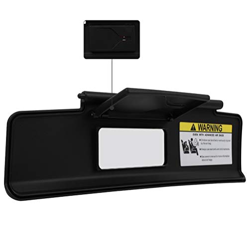 cciyu Black Sun Visor Left Driver Side fit for 2006 2007 2008 2009 2010 2011 2012 2013 2014 2015 made for Mazda for MX-5 for Miata Sun Visor Assembly