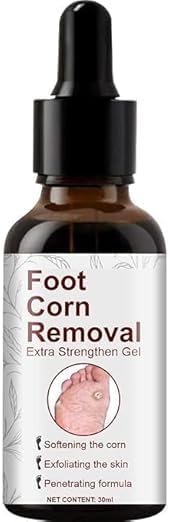 Advanced Corn Removal Gel – Fast Acting Formula for Calluses, Hard Skin & Cracked Feet | Smooth Skin Foot Care