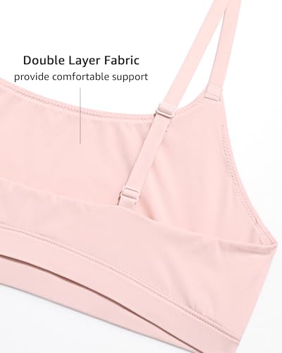Image of INLYRIC Women's Inbarely Bralettes Cami Bras No Underwire Wireless Seamless Unlined Comfort Sports Bra