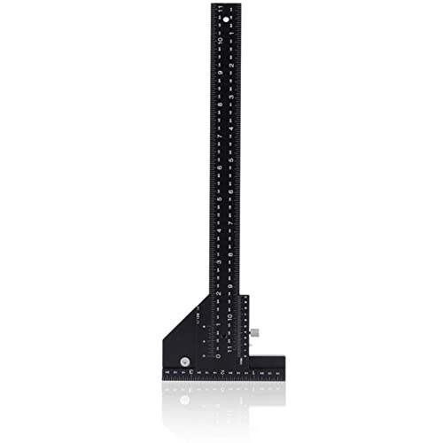 Règle en forme de T d'alliage d'aluminium robuste, scriber tool de 11 pouces durable
