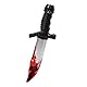 amscan 9918108 - Adults Halloween Plastic Knife with Encased Liquid Fancy Dress Accessory