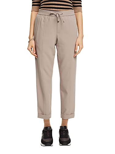 ESPRIT Damen 993ee1b313 Hose, Taupe, 42 EU