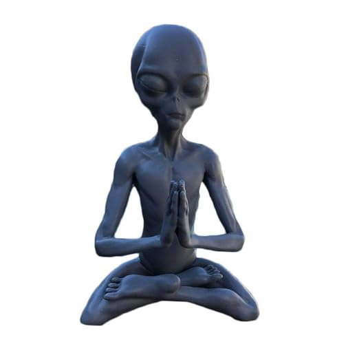 Estatua de Resina Meditando, Retro y Artesanal miniatura 7