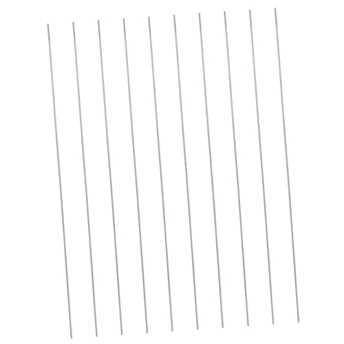 Anneome 1 Paquete Electrodo de tungsteno de cerio soldadura vara Electrodos de tungsteno Electrodos resistentes Electrodos de arco estable poste eléctrico tig poste electrico Silver