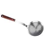 UKCOCO Skimmerlöffel Filterschaufel Für Öl Und Küchensieb Mit Ergonomischem Griff Hitzebeständig Und Leicht Zu Reinigen Für Hot Pot