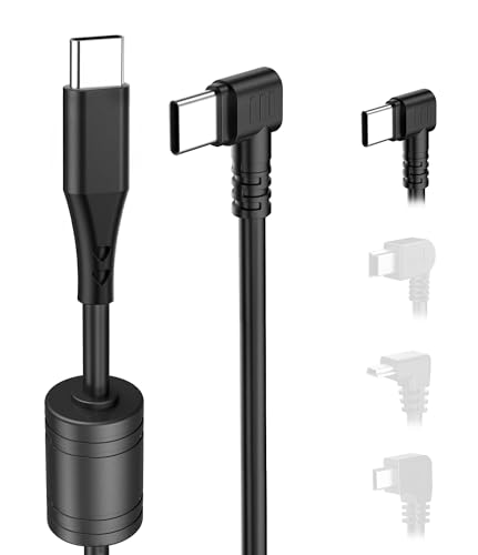 Dash Cam Power Cord,(15Ft)USB C to USB C Dashcam Charger Cable,Mirror Camera Charging Cable,90 Degree Type C Dash Cams Replacement Power Cord,Rearview Cameras Charger Adapter Wire(Charging Only)
