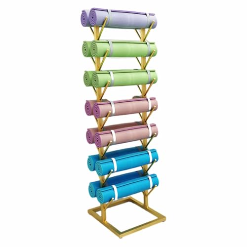 Support tapis de yoga étagère rangement équipement entraînement
