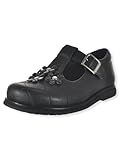 Rachel Shoes Girls' T-Strap Shoes - Black, 9 Toddler
