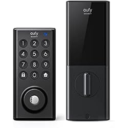 eufy Security Smart Lock C110, Keyless Entry Door Lock, Bluetooth Electronic Deadbolt, Touchscreen Keypad, IP65 Weatherproofing