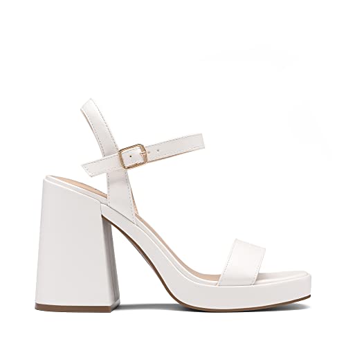 Image of DREAM PAIRS Heels for Women Block Chunky Platform Sandal