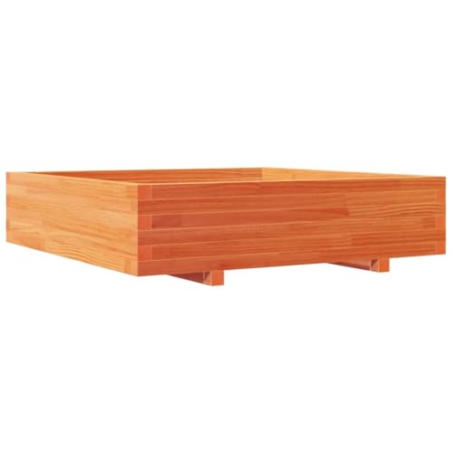 vidaXL Fioriera Giardino 100x100x26,5cm Legno Massello Pino, fioriera, fioriera da Patio, fioriera per Erbe, fioriera da Esterno, fioriera