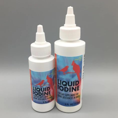 Fab Finches Morning Bird Liquid Iodine (4fl oz / 118ml)