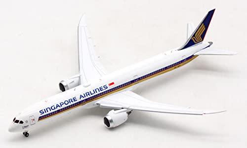 for JC Wings for Singapore Airlines B787-10 9V-SCP 1000TH Flap down 1:400 DIECAST Aircraft Pre-builded Model