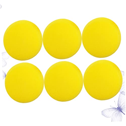 OSALADI 1set Round Sponge Brush Set for DIY Painting Tools Lightweight Durable for Scribbling Drawing and Creative Projects 6pcs