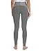 FitsT4 Sports Women's Riding Tights Knee Patch Ventilated Active Schooling Tights Charcoalgray M