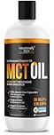 Intentionally Bare Pure C8 Organic MCT Oil - Keto, Paleo, Vegan - Coffee, Shakes, Salads – 100% MCT Oil – Unflavored - 16oz