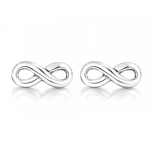 AeraVida Petite and Simple Infinity Friendship Symbol Stud Earrings | .925 Sterling Silver Jewelry...