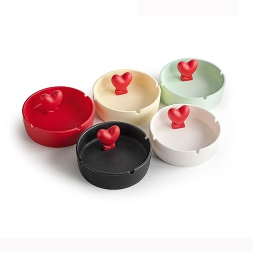 Cendrier en céramique lourd anti-vent pour table extérieure