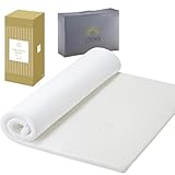 GOKUMIN マットレス 高反発マットレス 厚さ4cm 硬め 180N 耐圧分散 消臭 抗菌 ウレタン 高密度32D ベッドマット 敷布団 高反発 極眠 (ホワイト シングル 長さ195cm) mss