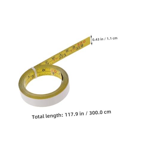 Cinta métrica adhesiva reutilizable de acero 3Roll miniatura 2