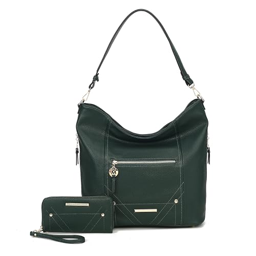 Image of MKF Collection Shoulder Bag for Women, Vegan Leather Top-Handle Crossbody Bag Handbag Purse by Mia K