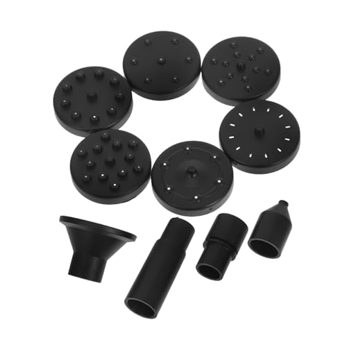 TOYANDONA 3 Juegos Accesorios para Fuente Solar con Bomba para Baño de Pájaros de Boquillas Intercambiables Instalación Fácil para Estanques y Jardines Energía Solar
