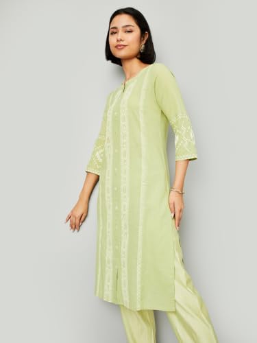 Image of Max Women's Cotton Regular Fit Casual Kurta