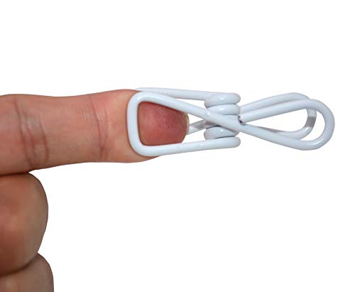Chip Clips, 30 Pcs White 2 Inch Steel Wire Clips Bag Clips For Food Packages Holders Clothes Pins (White 30Pcs) #TOP1