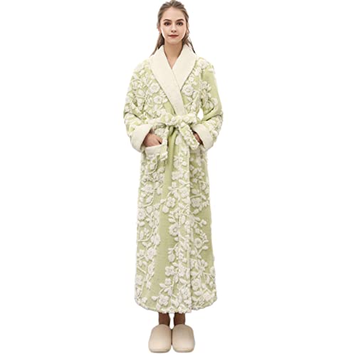 Peignoir d'hiver femme chaud fini les frissons en vêtement de nuit