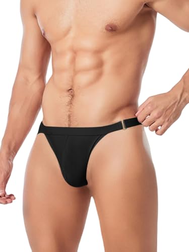 Oanviso Badeslip Herren Kurz Eng Slip Badehose Sexy Schwimmslip Sommer Bademode Schwimmhose Badeshorts Badetrunks Swimming Briefs A Schwarz XL