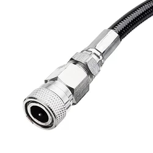Manloney Llc Paintball Airsoft Fill Whip Hose 4500Psi Pcp Fill Ing & Charging System With Foster Quick-Detach Hose Assembly (36 Inches Length / Female Dn2 Microbore Charging System) #TOP4