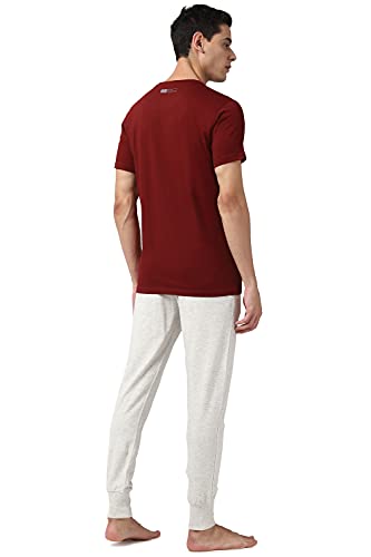 Image of Peter England Cotton Men Pajama Set