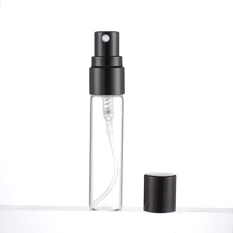 20 Stück Transparente Glas-Sprühflaschen 5 Ml – Nachfüllbar, Für Parfüm, Make-up & Reisen, Mit Zerstäuber, Auslaufsicher