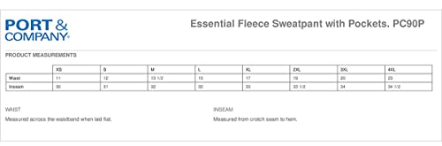 Image of Port & Company Fleece Sweatpant with Pockets (PC90P)