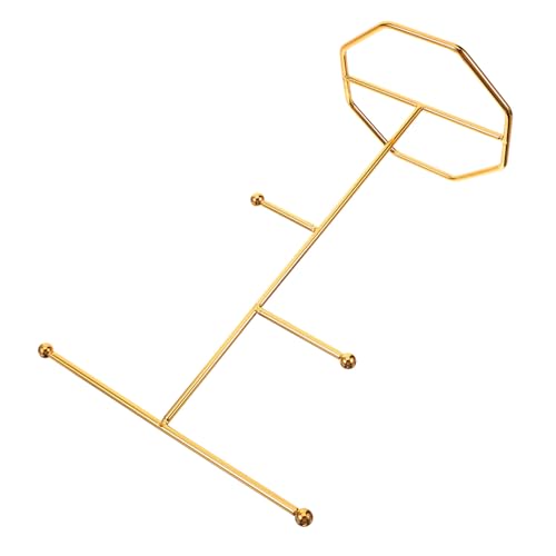 LIFKOME Espositore Per Collane in Metallo Stabile Porta Collane Da Tavolo Per Gioielli Esposizione Per Negozi E Home Decor