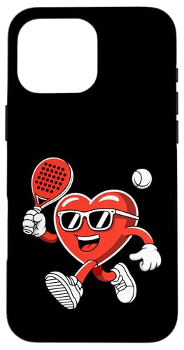 Love Padel �L���[�g �o�����^�C�� �n�[�g �X�}�z�P�[�X iPhone 16 Pro Max �p