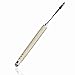 TruGlide Stylus with Microfiber Tip for new iPad, iPad Mini, iPhone 5, iPhone 4, Kindle Fire, Samsung Galaxy Tablet and Smartphone, Nook, all Touch Screen Tablets (Champagne Gold with Tether)