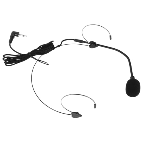 Toddmomy Headset Microphone Over Ear Hanging Condenser Mic for Teachers Tour Guides and Performers Omnidirectional Design for Enhanced Clarity and Audience Engagement