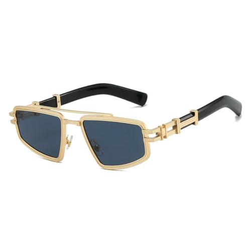 Lunettes œil de chat verres rétro noir et or pour sublimer vos tenues d'été en terrasse
