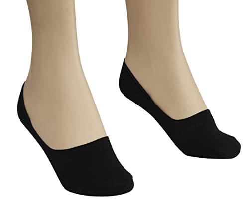BABEL ARTESANIA Calcetines Cortos 12 Pares Calcetines para Hombre - Mujer Calcetines Algodón Invisibles Antideslizante de Silicona , Transpirables Negro/Blanco/Gris (40-44, Negro) Cover