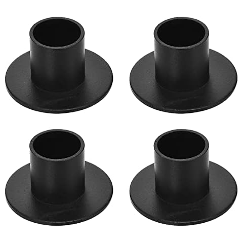 PATIKIL Matte Black Taper Candle Holders, 4 Pack Cover