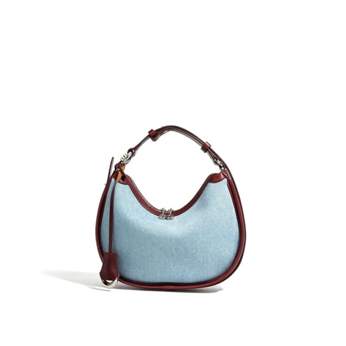 Sac demi-lune souple et léger au design épuré pour femme