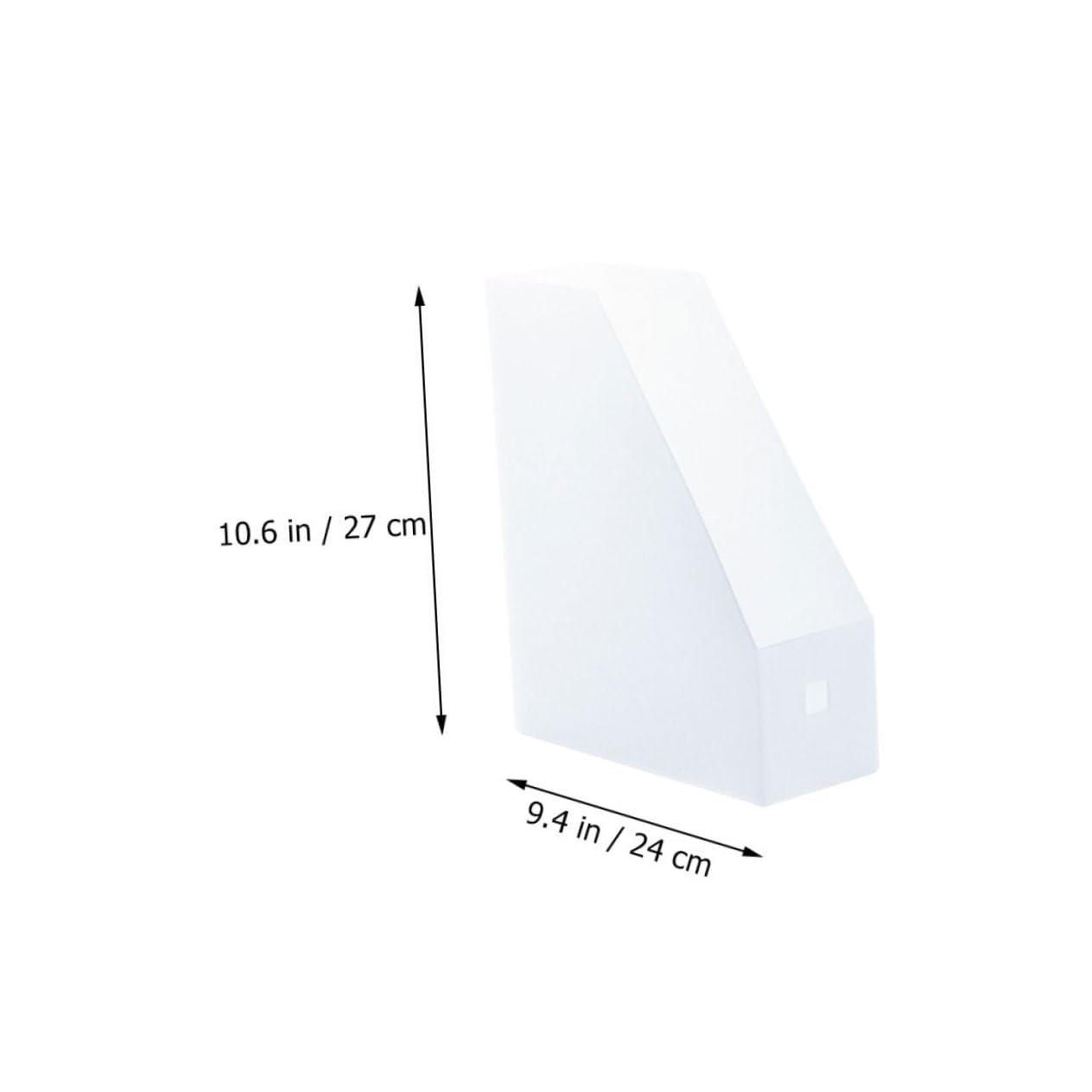 Uonlytech 2pcs Transparent Document Holder Rack Vertical File Storage Organizer for Office Study Room and Home Versatile Bookshelf for Files Magazines and Notepads