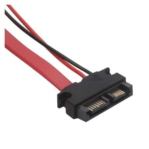SATA 22P Public to Slimline 7+6SATA 13P Female Optical Drive miniatura 5