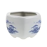 Élégants pots de fleurs asiatiques : ajoutez une touche de sophistication avec ces pots en céramique aux motifs asiatiques qui s’harmonisent avec les styles de décoration. ils peuvent également servir de cache-pots décoratifs pour les intérieurs. pot de fleurs vintage, pot de fleurs de style chinoiserie