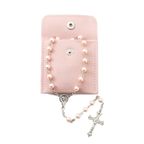 rosary beads catholic for women - rosary necklace artificial pearls solid colored simple style rosary beads gifts for women