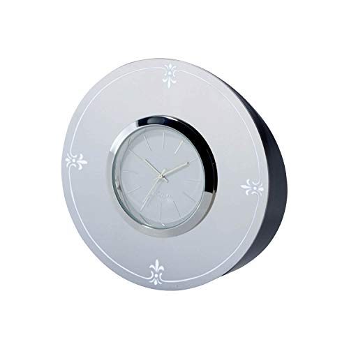 Noritake ノリタケ 置時計 高さ約8.5cm・幅約8.5cm・奥行き3cm ブリストル 1個 シルバー ステンレス MC06/MT-CLR