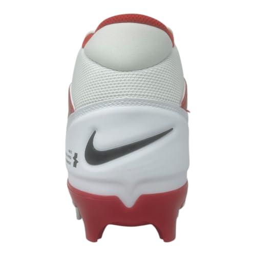 Image of Nike Alpha Menace 4 Elite Football Cleats (FD7036-600, University Red /Team Red /Black /White)
