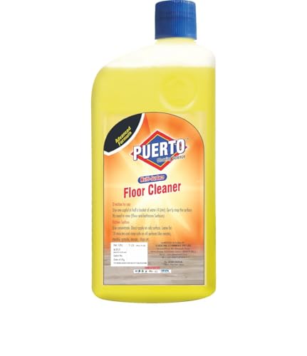 Image of Puerto Disinfectant Surface & Floor Cleaner, (Citrus) - 500 ml (Pack of 3) | Cleans 99.9% Germs | Suitable for Bathroom & Floor surfaces like ceramic, marble, granite, mosaic etc.