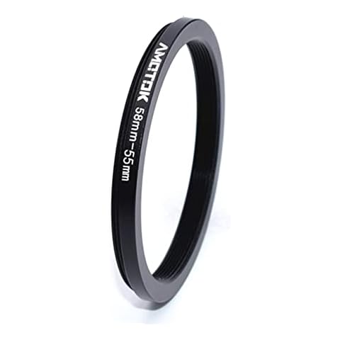 Anillo reductor de filtro de 58 mm a 55 mm AMOTOK Cover